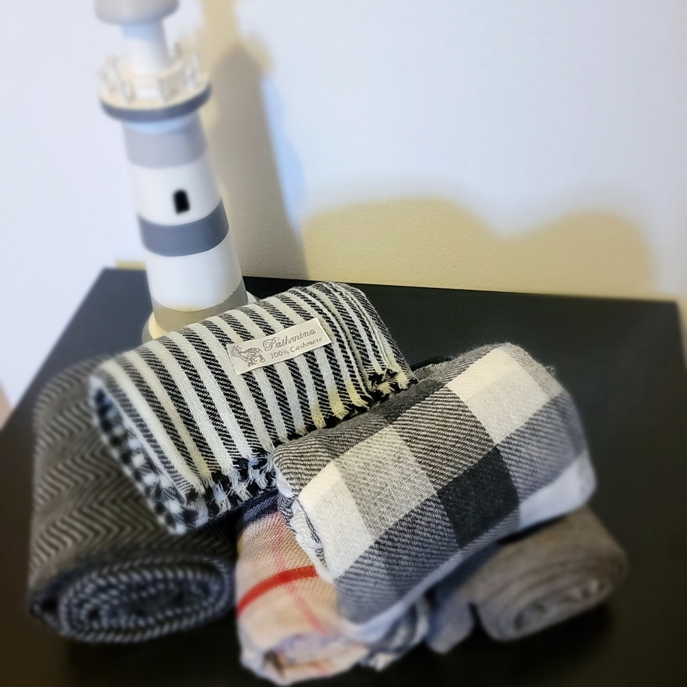 100% Pashmina Cashmere Scarf HandMade in Nepal